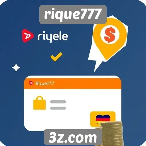 Métodos de pagamento aceitos no rique777