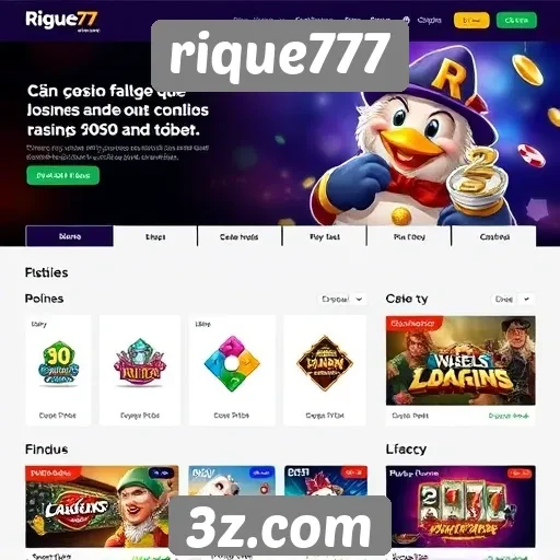 Comparação entre Rique777 e outros sites de jogos